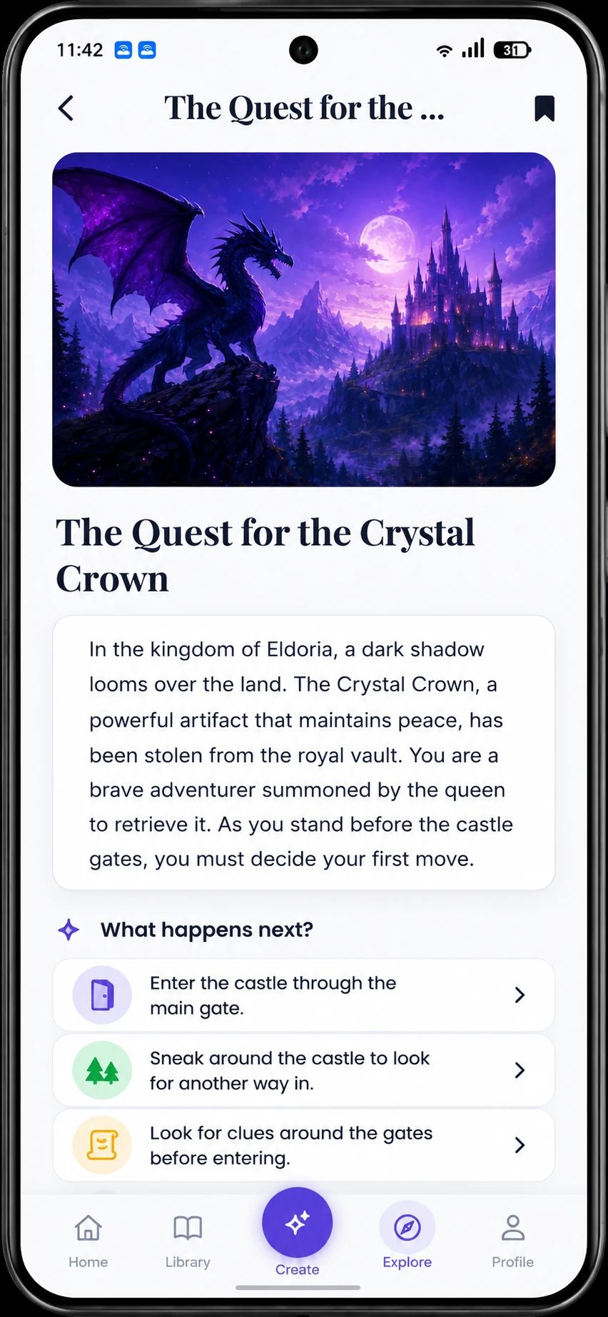 StoryNest: AI Story Generator screenshot