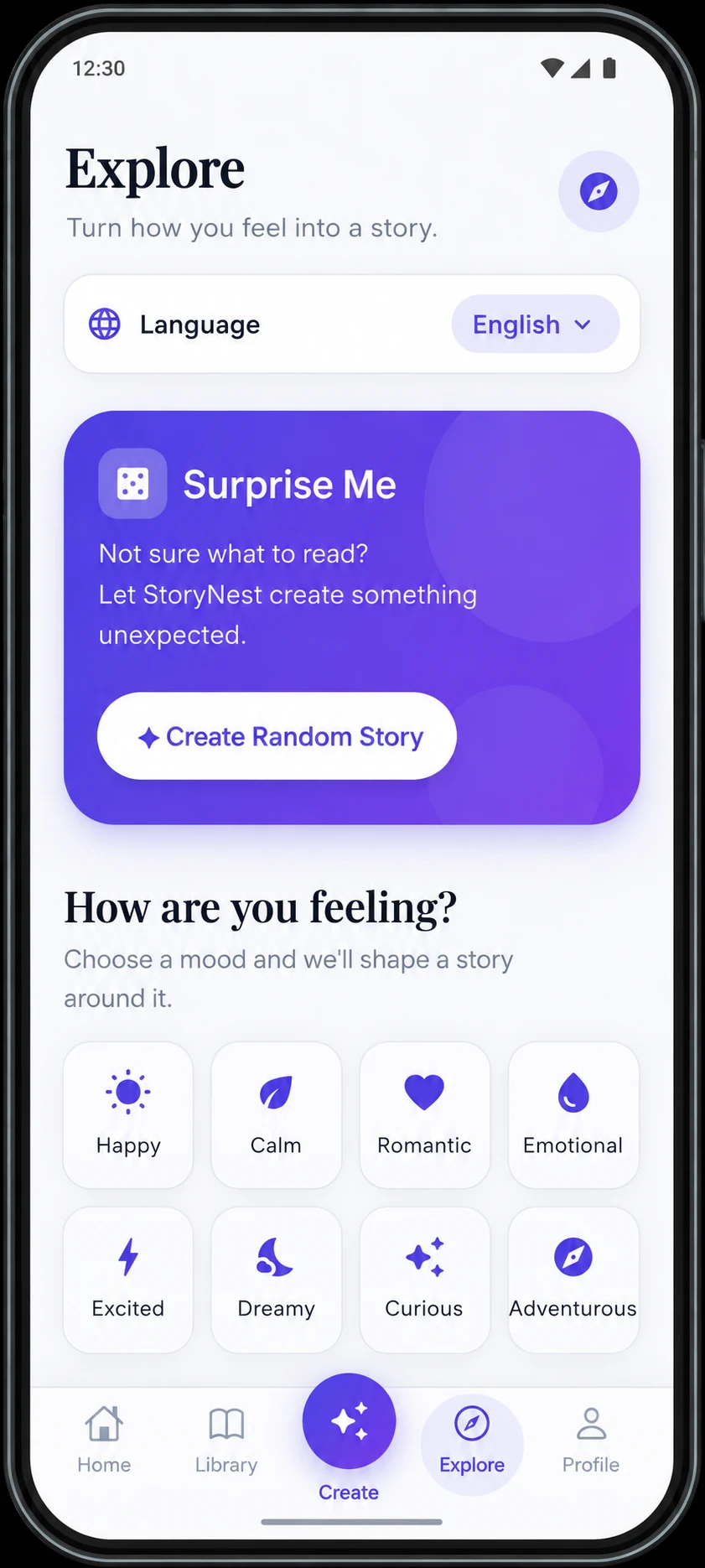 StoryNest: AI Story Generator screenshot